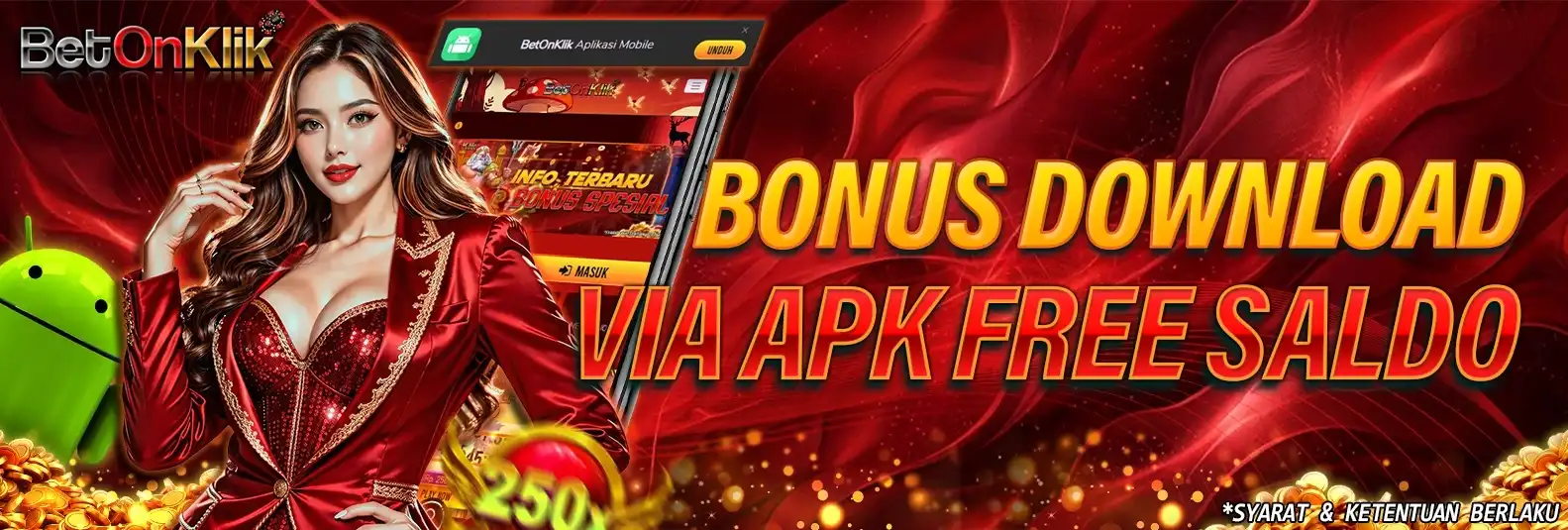 BONUS DOWNLOAD VIA APK FREE SALDO BETONKLIK